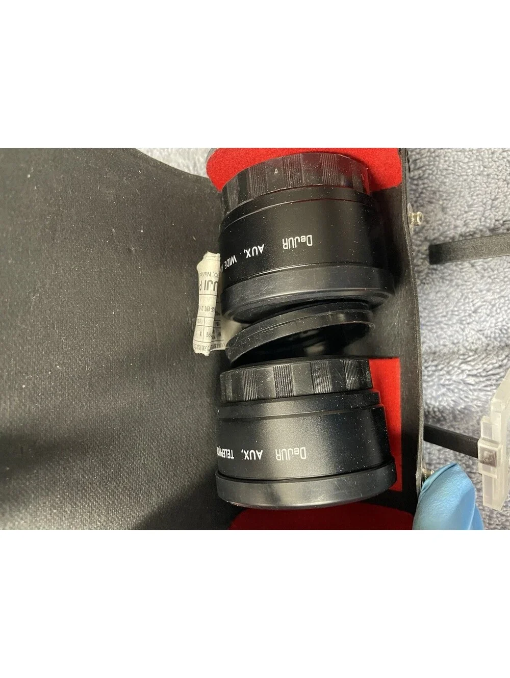 Vintage Canon Auxiliary Lens Set – Wide Angle & Telephoto – Made in Japan
